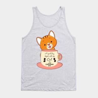 Funny Cat Lover Coffee Mug Tank Top